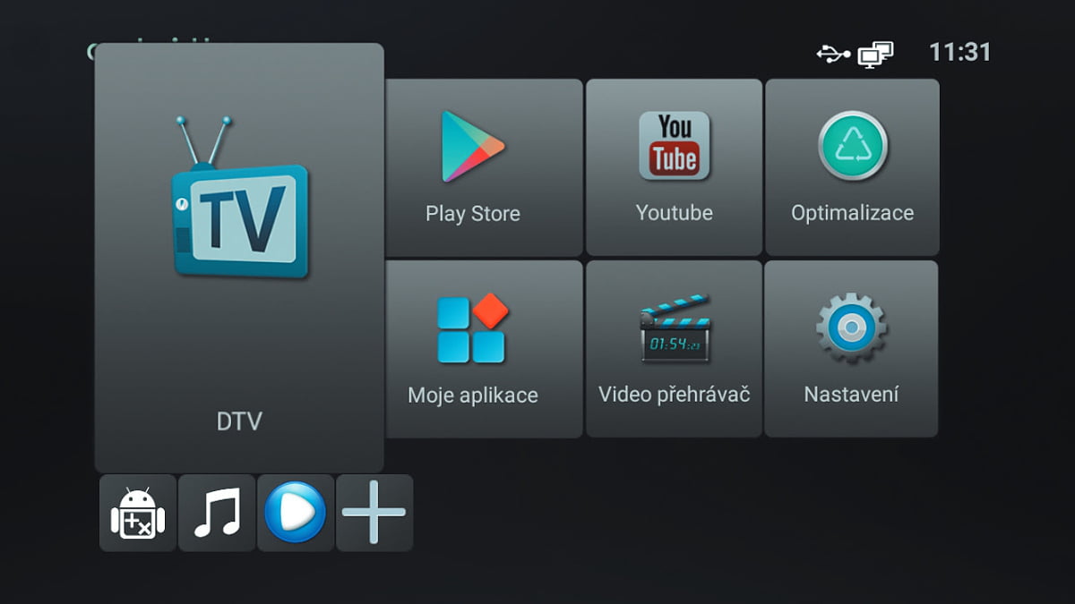 Ladění a EPG DVB-T