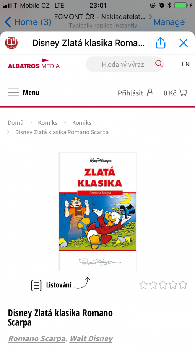 Egmont a jeho facebookový chatbot