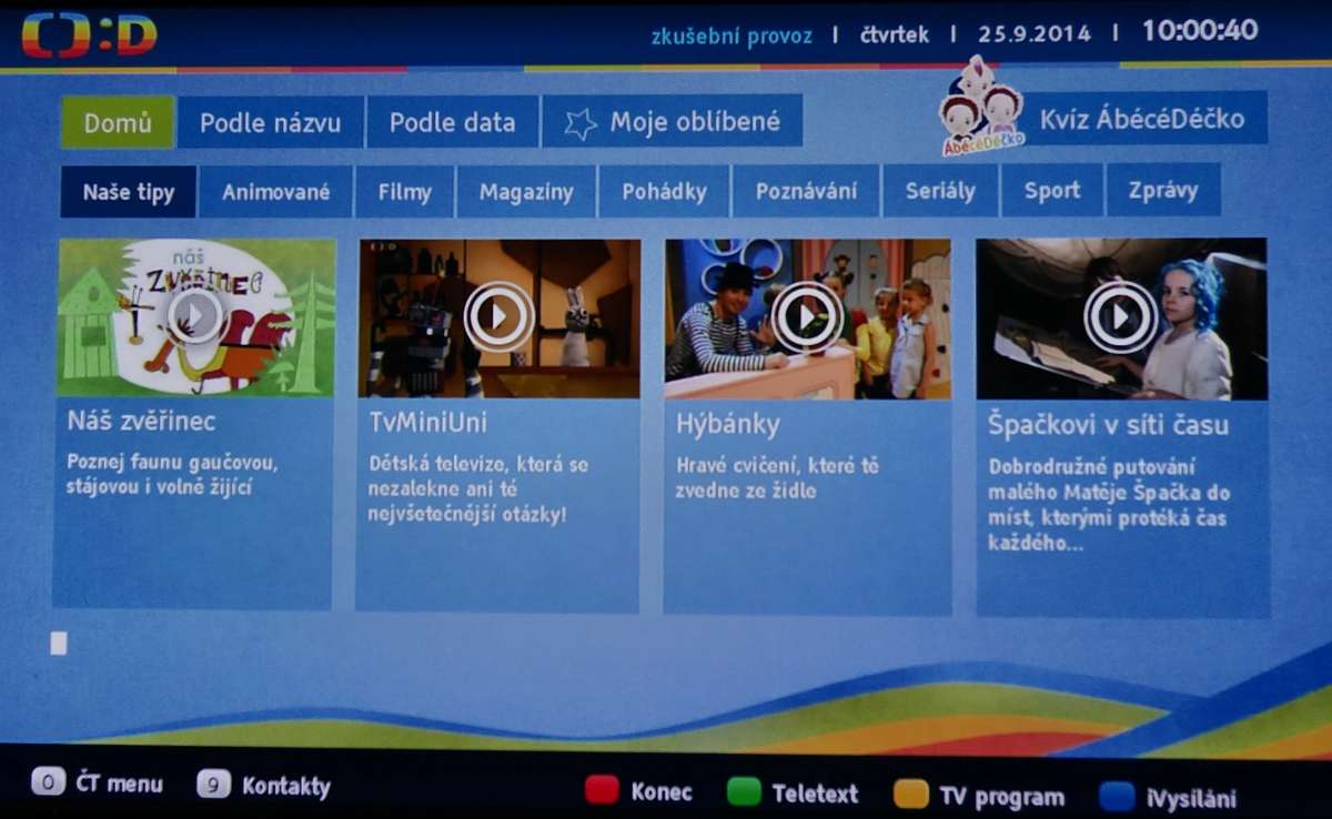 ČT iVysílání_Déčko (HbbTV)