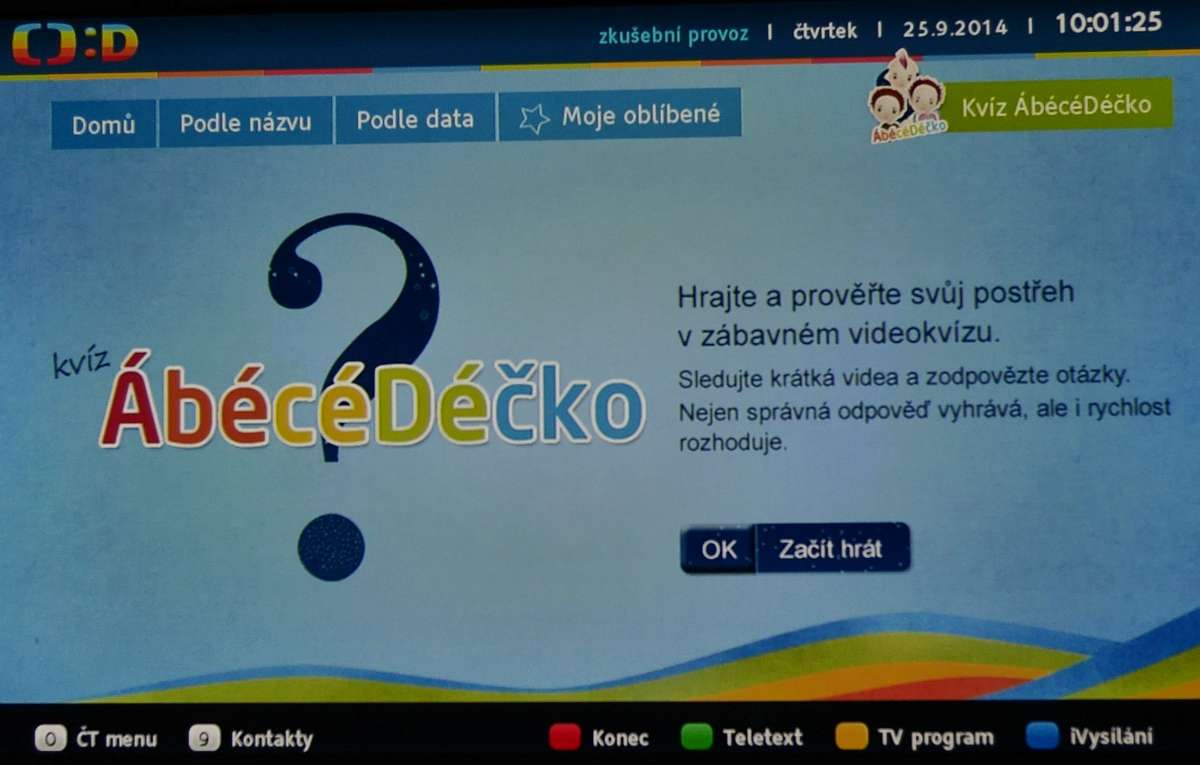 U aplikace pro dětskou stanici je navíc i docela povedený kvíz.