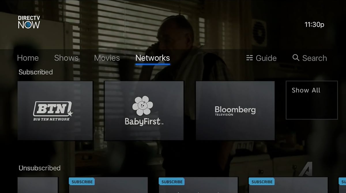 DirecTV - Volby Movies a Networks