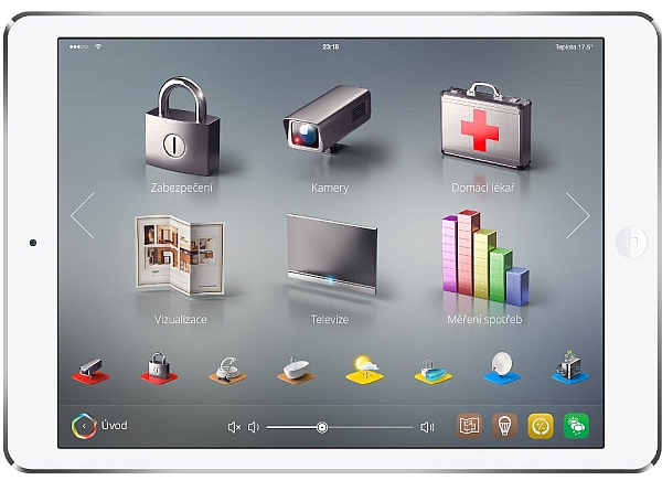 inHome nová uživatelské rozhraní