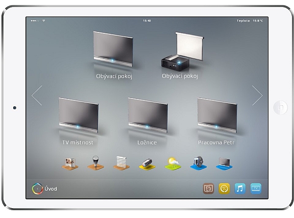inHome nová uživatelské rozhraní