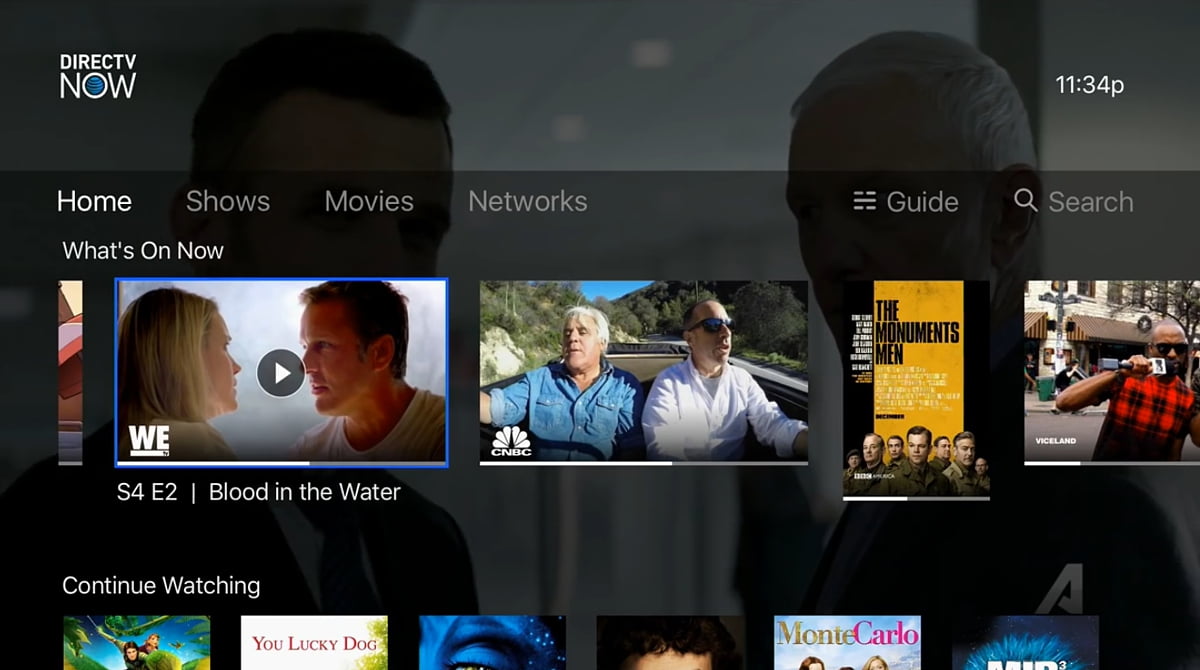 DirecTV - Volby Home a Shows