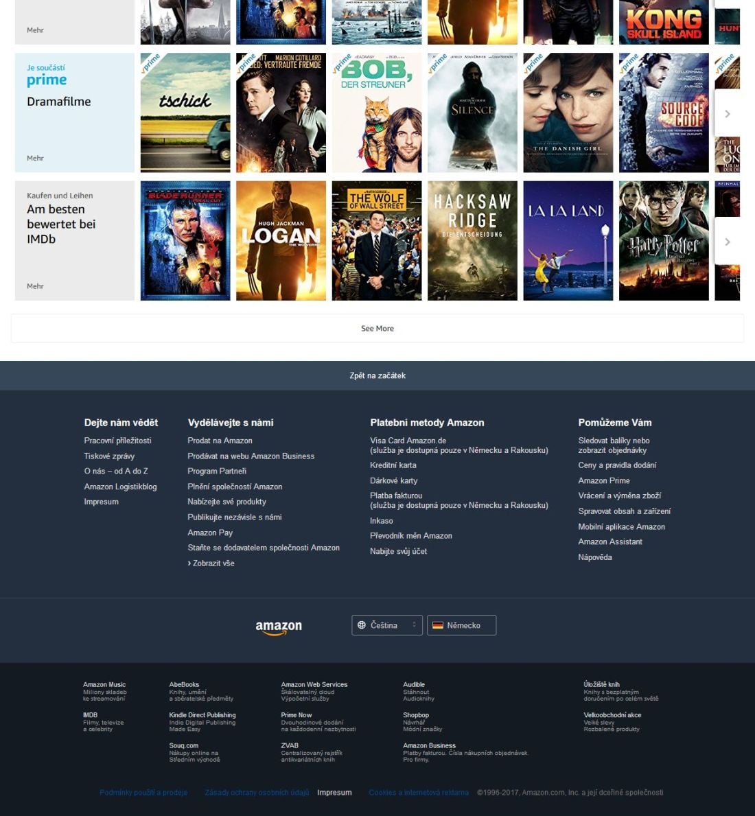 Amazon otevřen pro české zákazníky