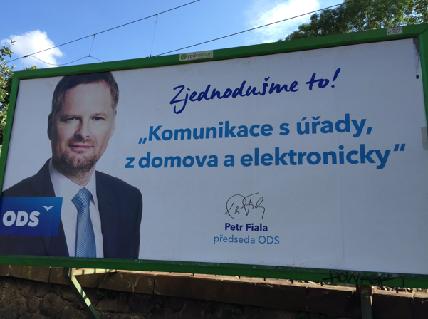 Digitální agenda se zjevila i na billboardech ODS. Budou nyní strany na tuto oblast cílit ve volbách?