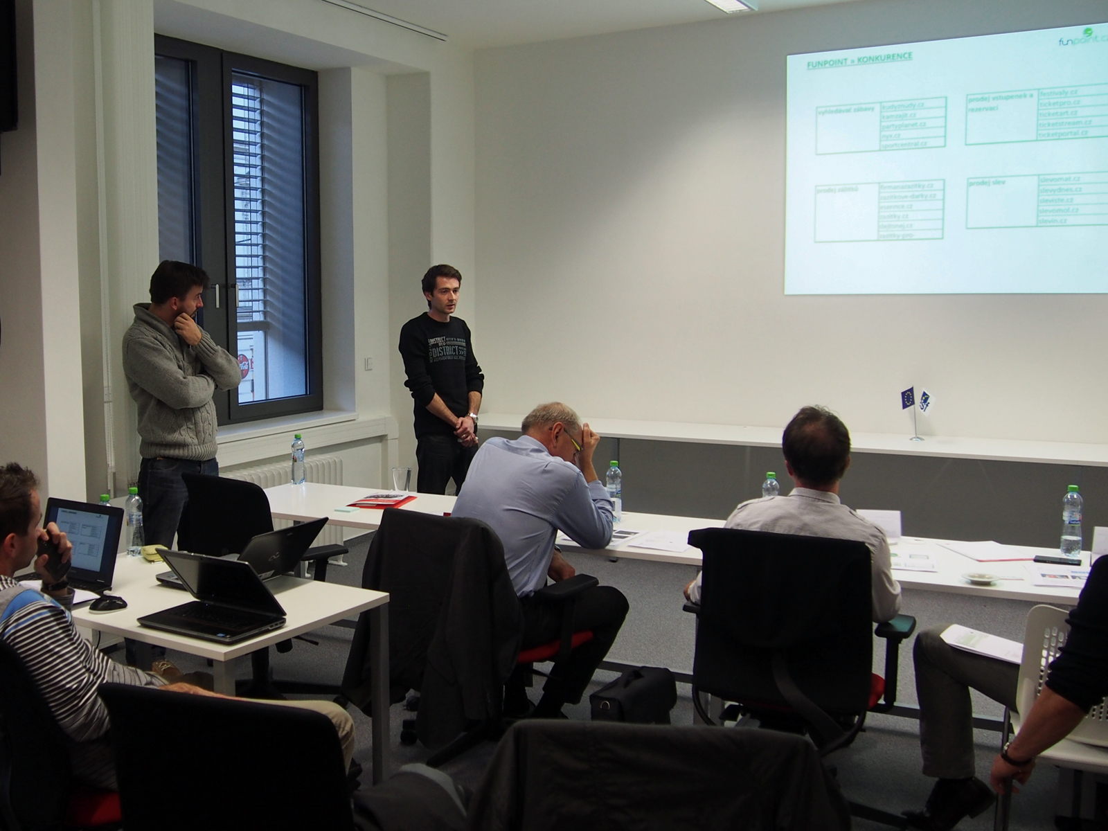 Martin Schayna před vražedným slajdem „FunPoint a konkurence“