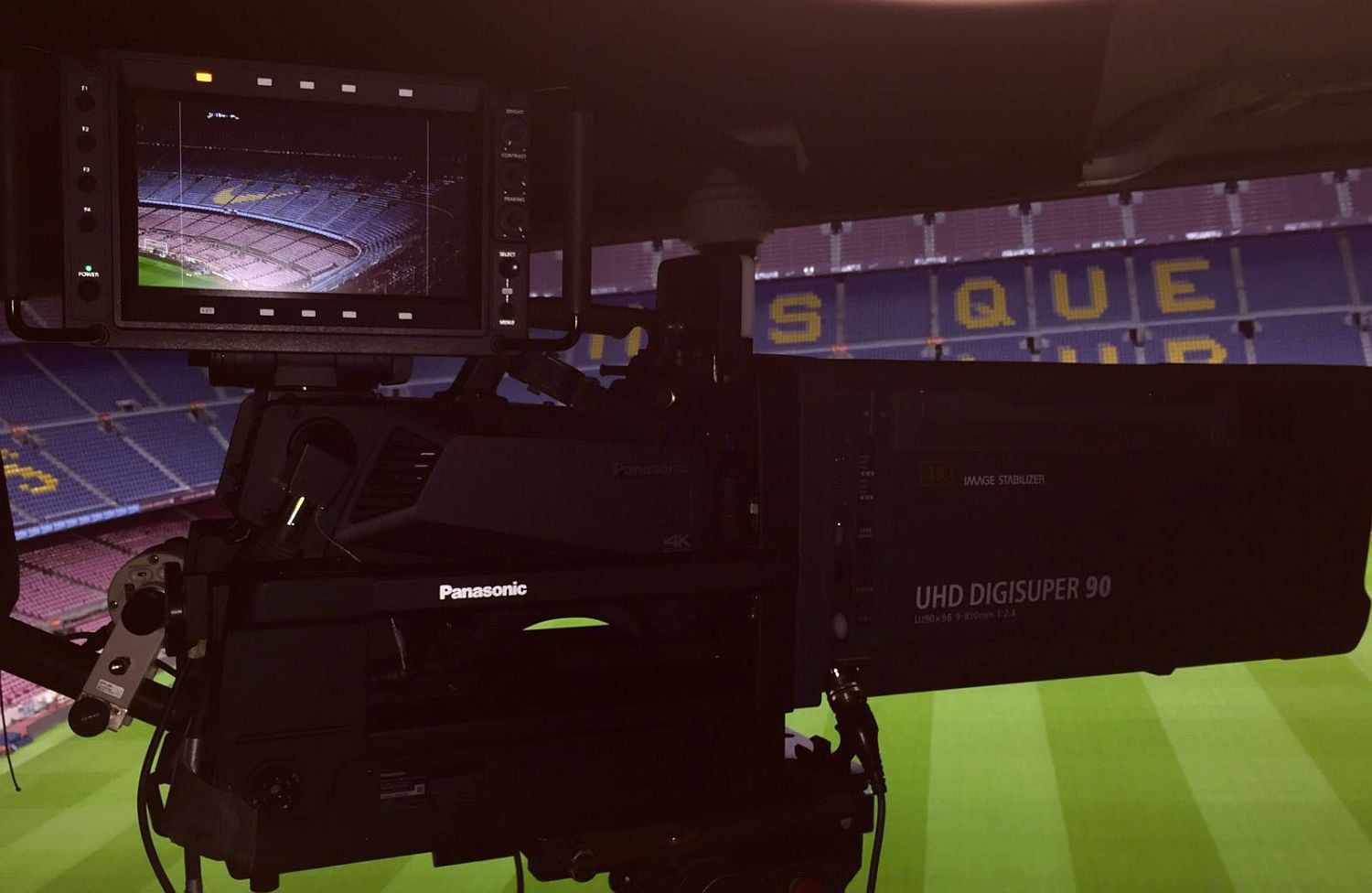Panasonic AK-UC3000-profesionální 4K kamery na El Clásico