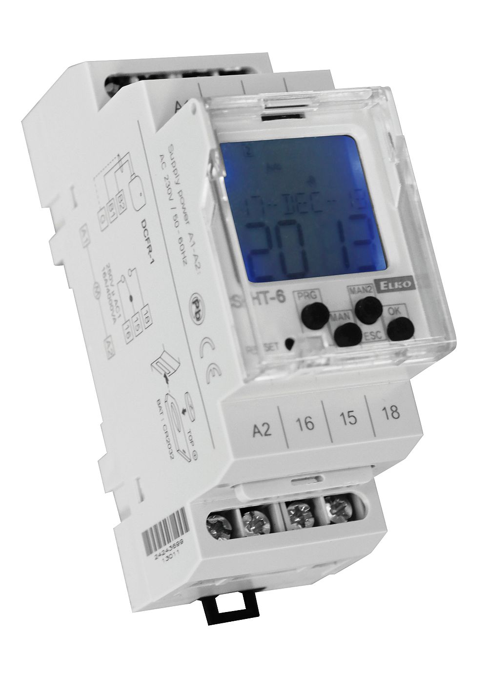 Spínací hodiny SHT-6 s průhledným krytem dovolí zjistit i skutečnou provozní dobu napojeného zařízení.