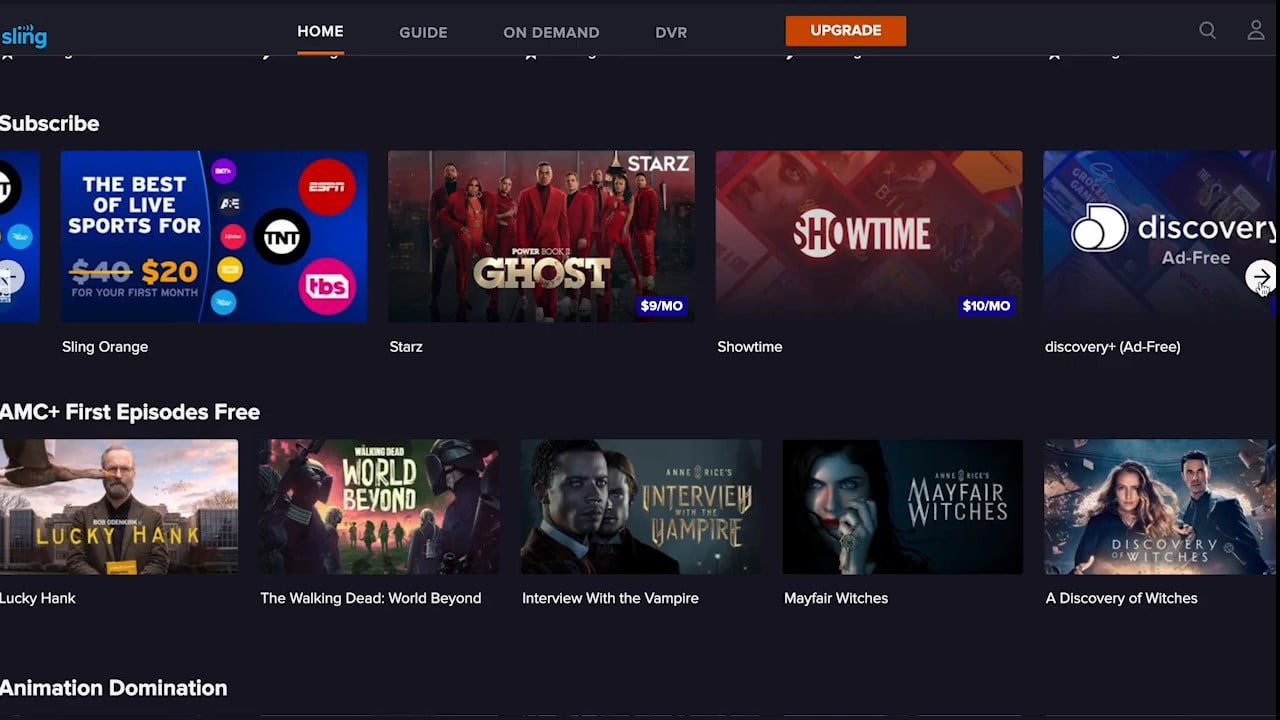 Sling Freestream