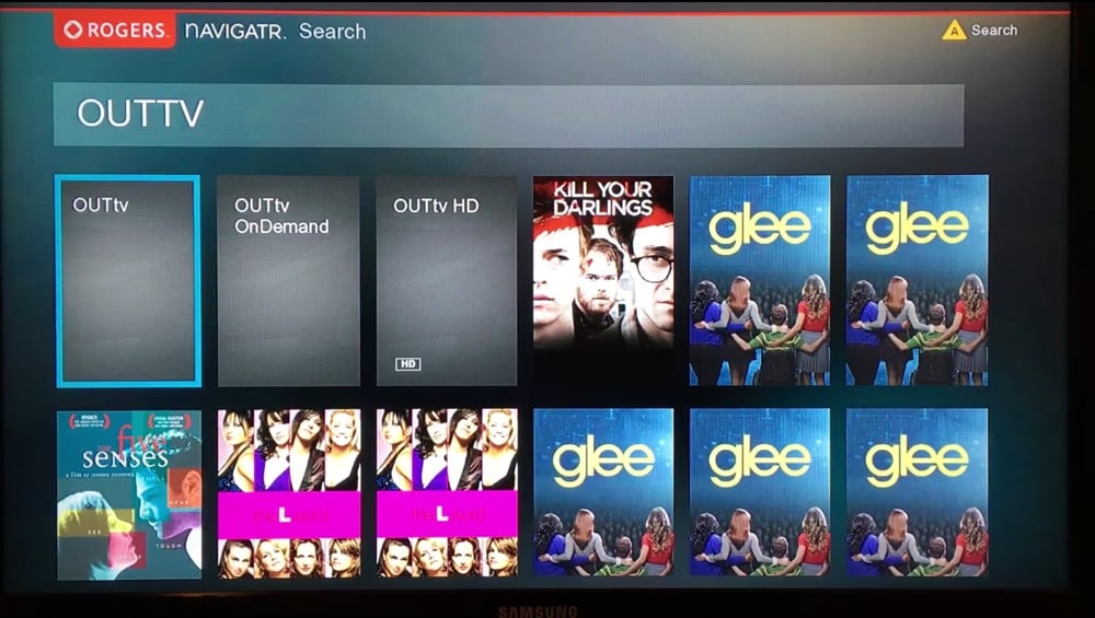 Vyhledávání obsahu a Mini Guide