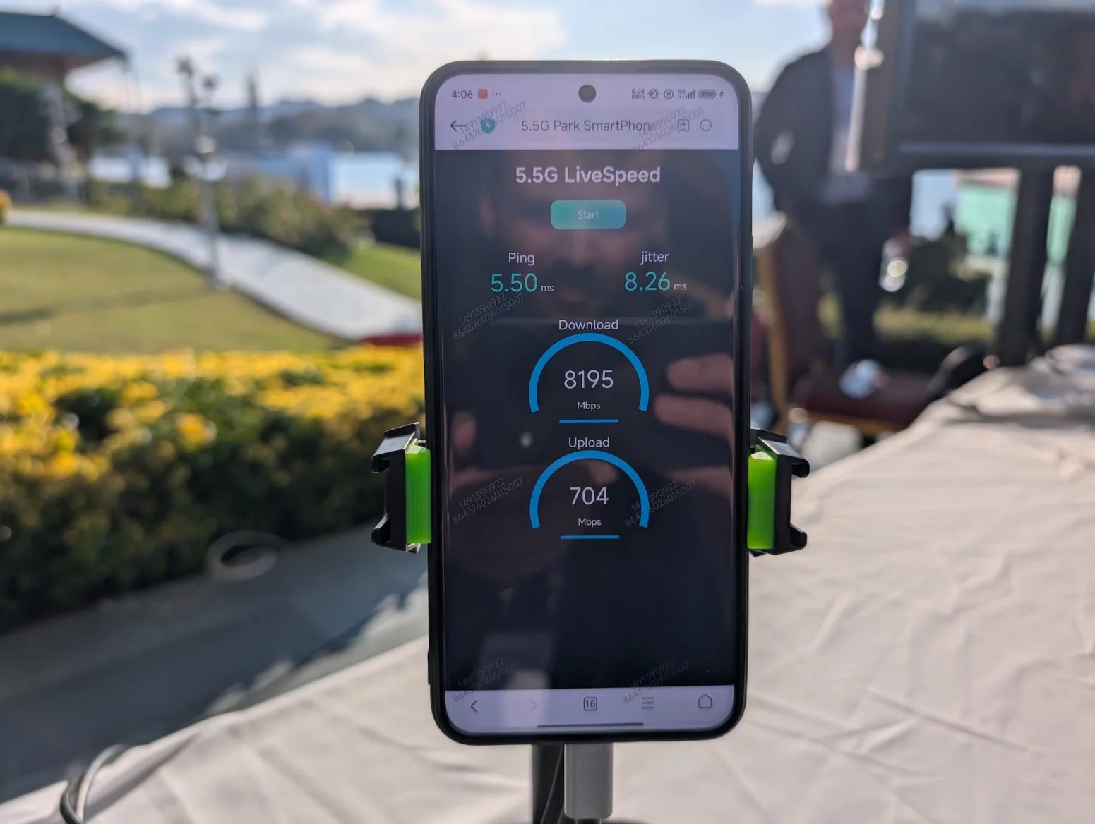 Test rychlosti 5G Advanced (5,5G) na telefonu Xiaomi 14T