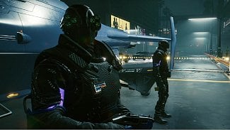 Screenshot ze hry Cyberpunk 2077.