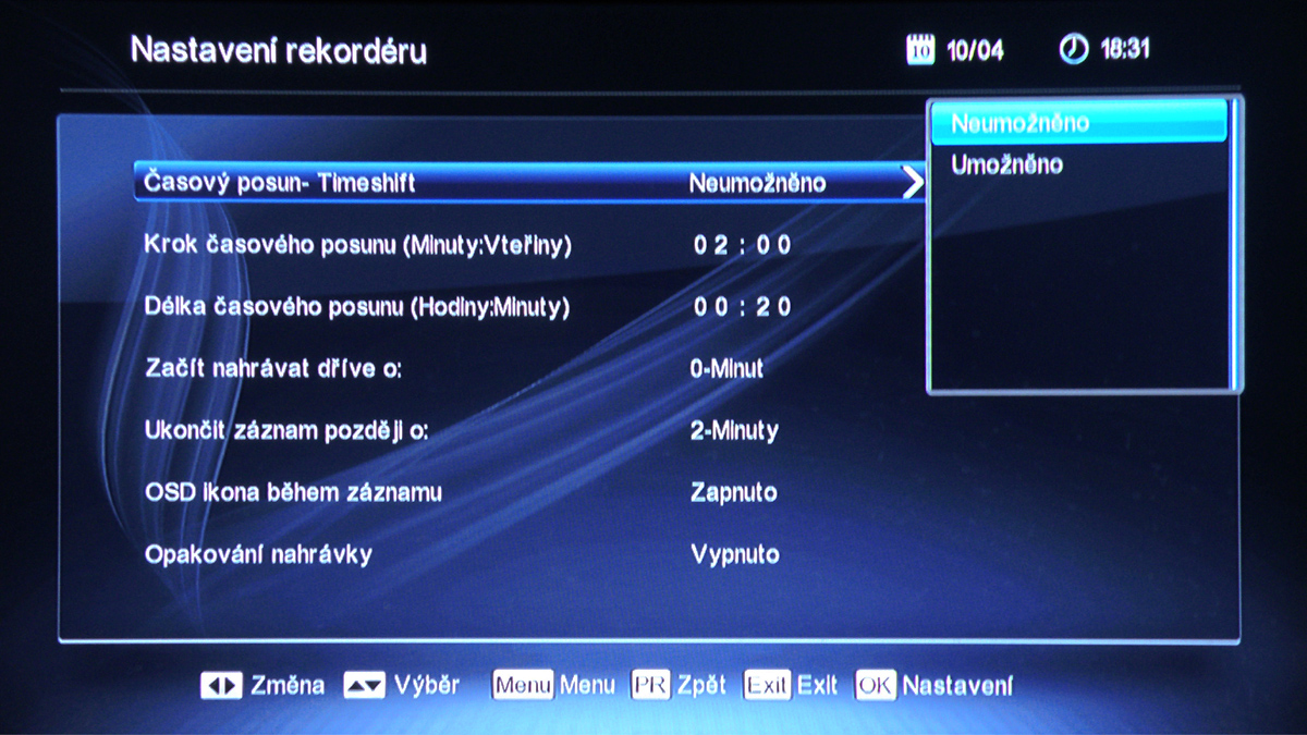Zircon iHD Irdeto PVR HbbTV
