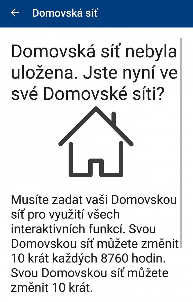 Skylink - Nastavení