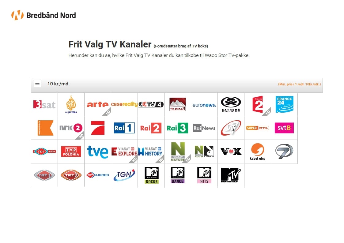 Programy a la carte – Waoo