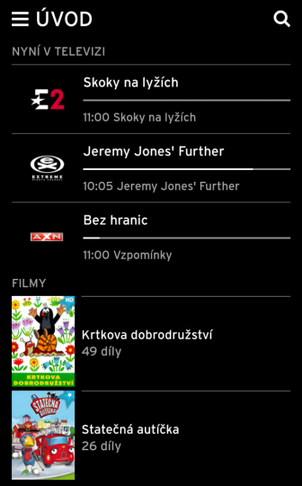 Verze Horizon Go na mobilu LG Flex 2.
