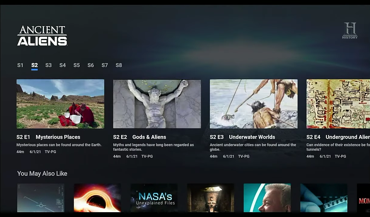 Uživatelské prostředí Discovery+