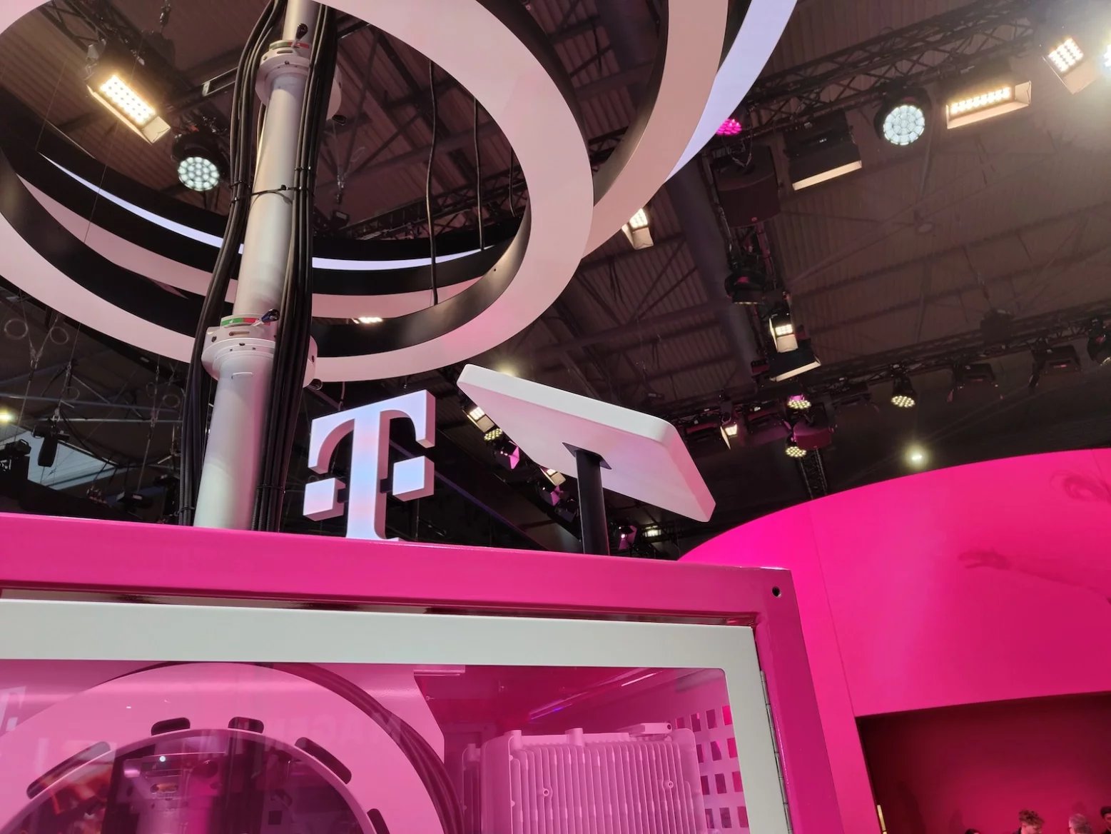 Přenosný mobilní vysílač Deutsche Telekomu