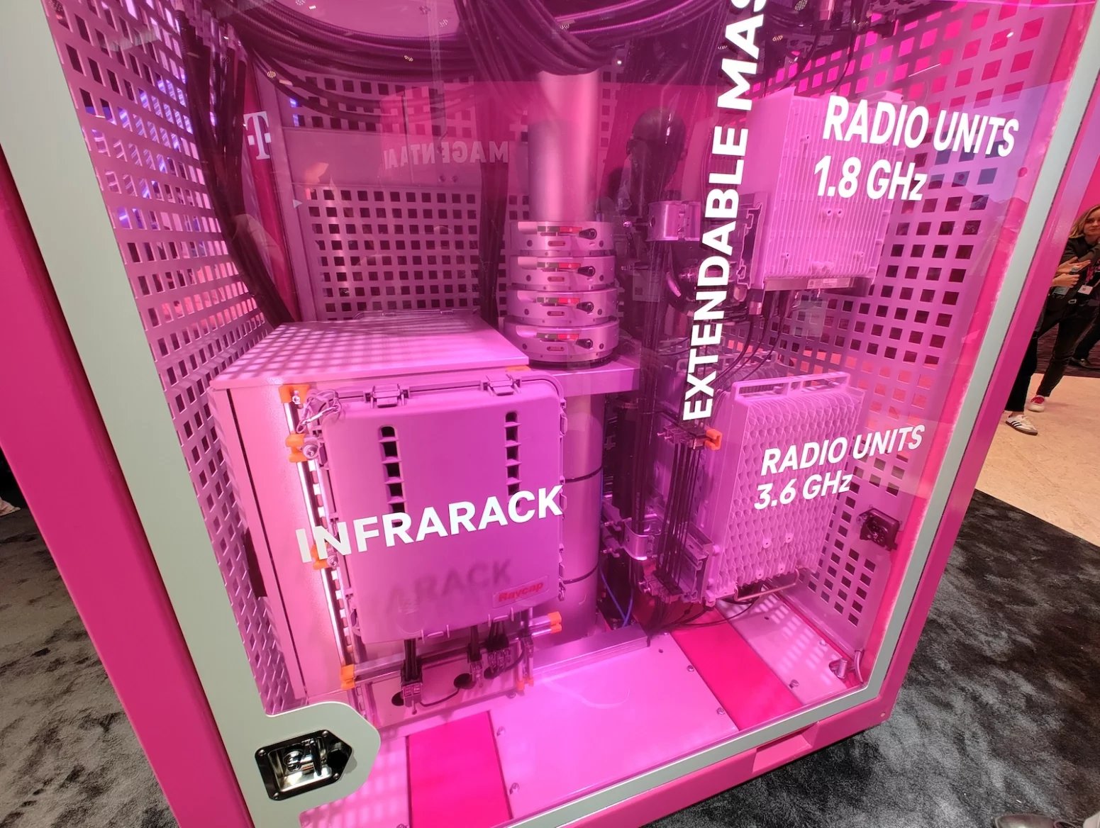 Přenosný mobilní vysílač Deutsche Telekomu