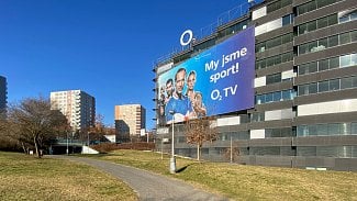 Sídlo O2 v pražské Michli (12. 4. 2022)