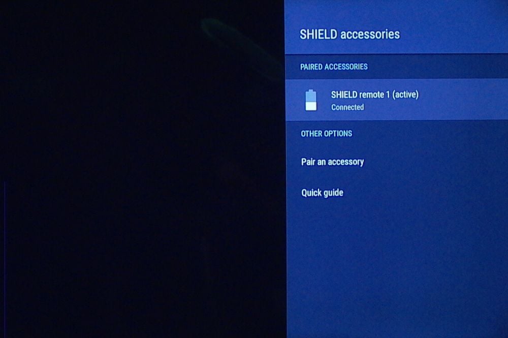 Nvidia Shield TV 2017 - ovladač a příslušenství