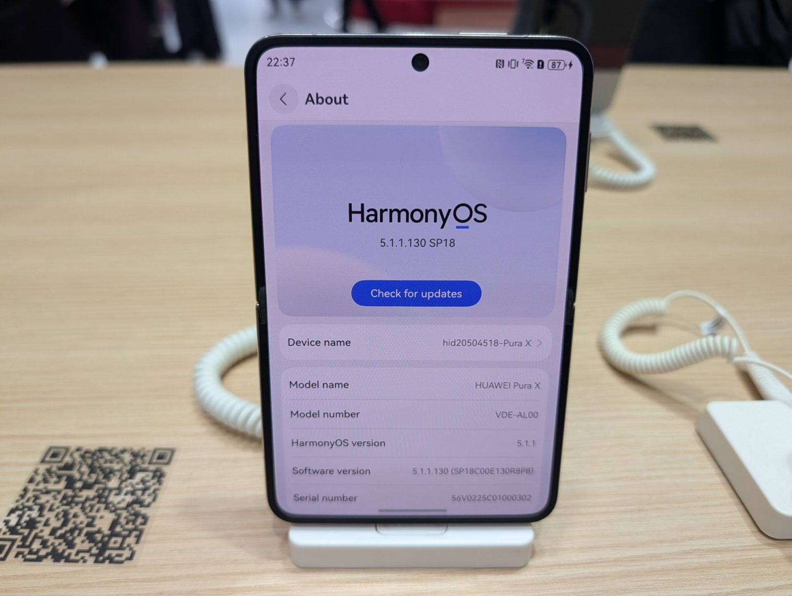 Chytrý telefon Huawei Pura X