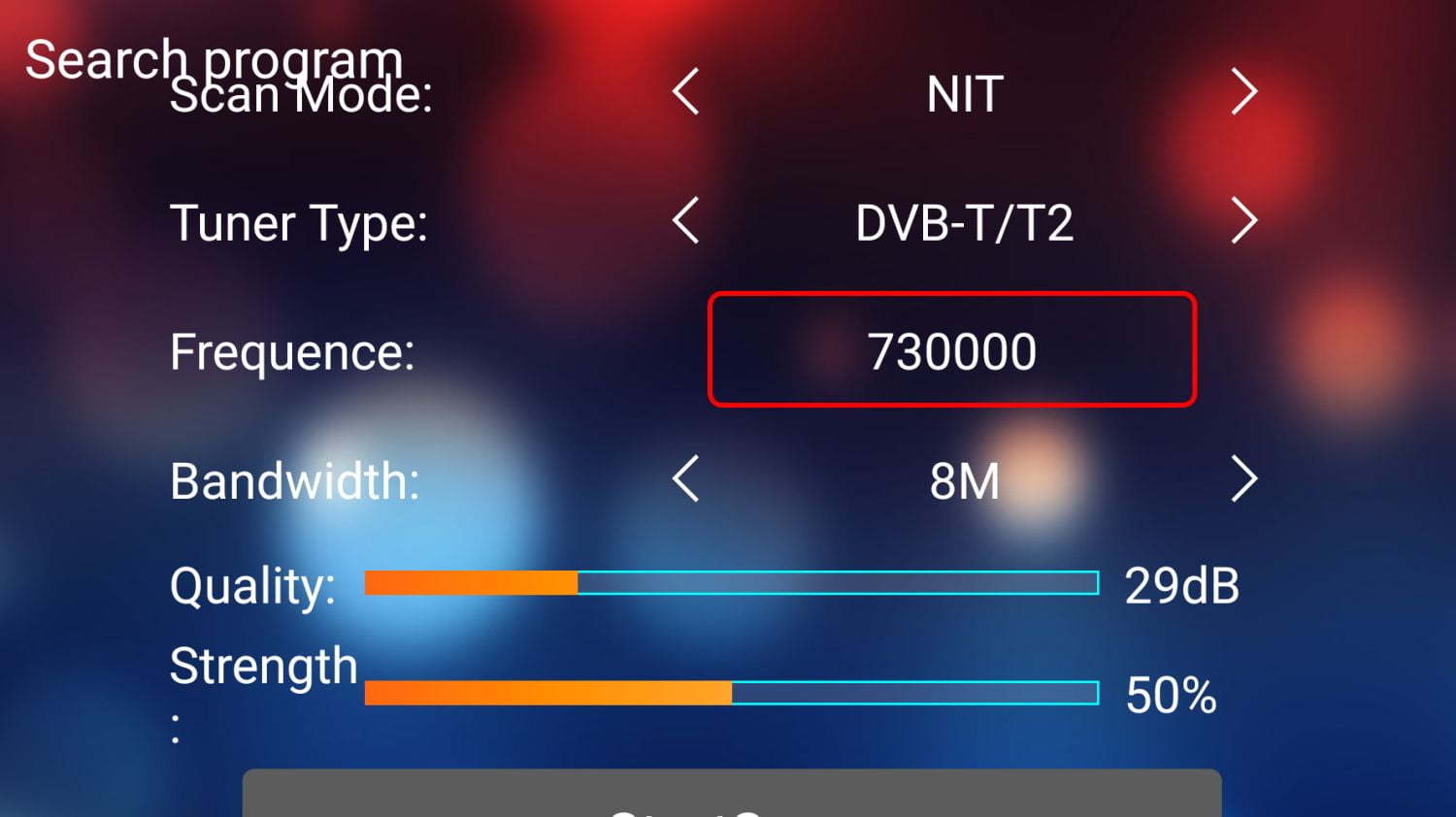 Edision EDI-Combo T2 - menu (nastavení i EPG)