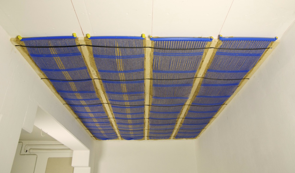 kapil. topení - montáž strop