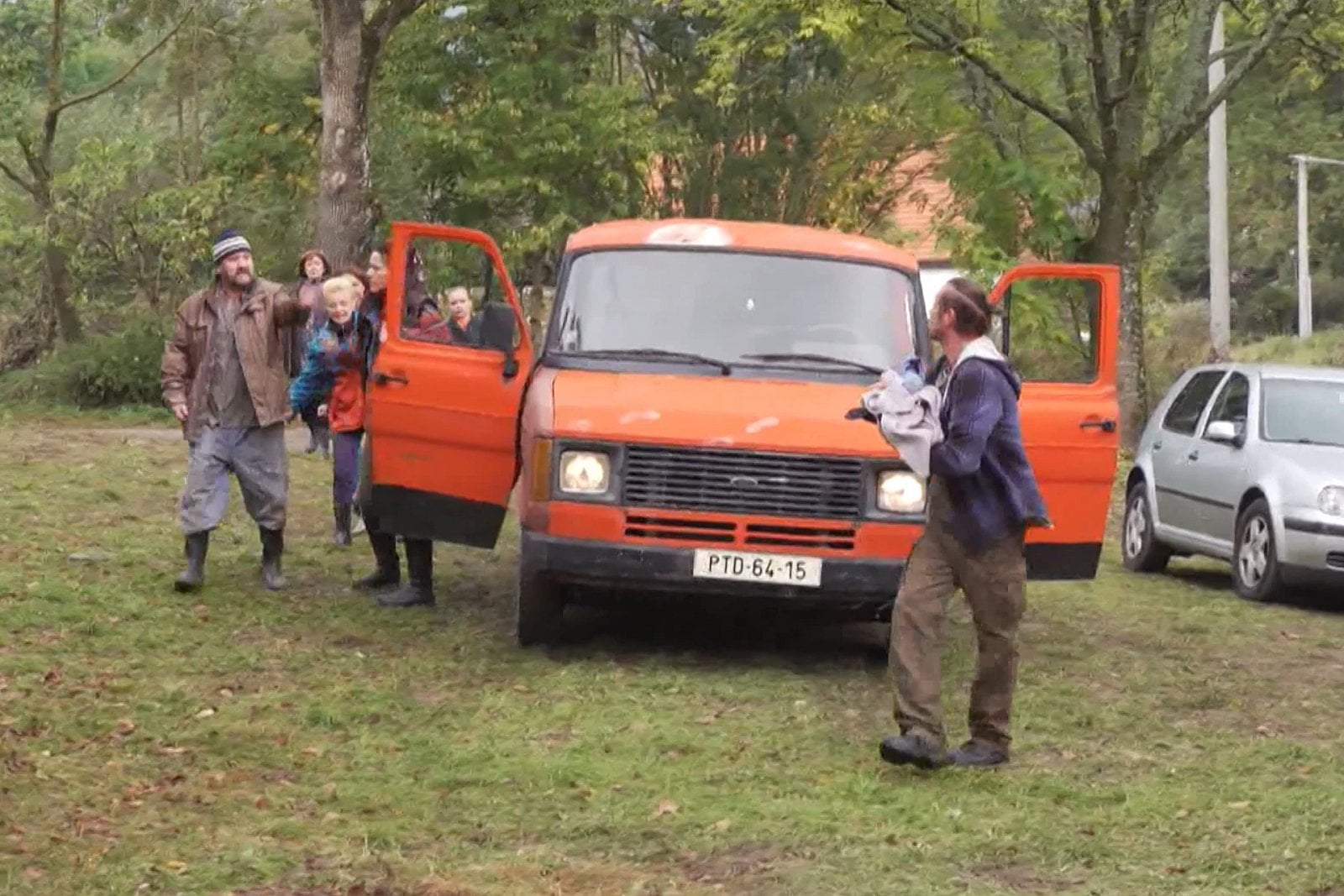 Z natáčení Jitřní záře