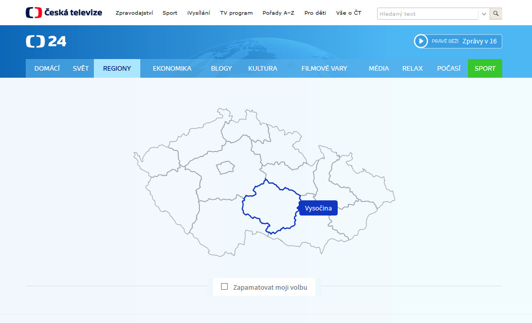 Nová podoba zpravodajského webu ČT 24