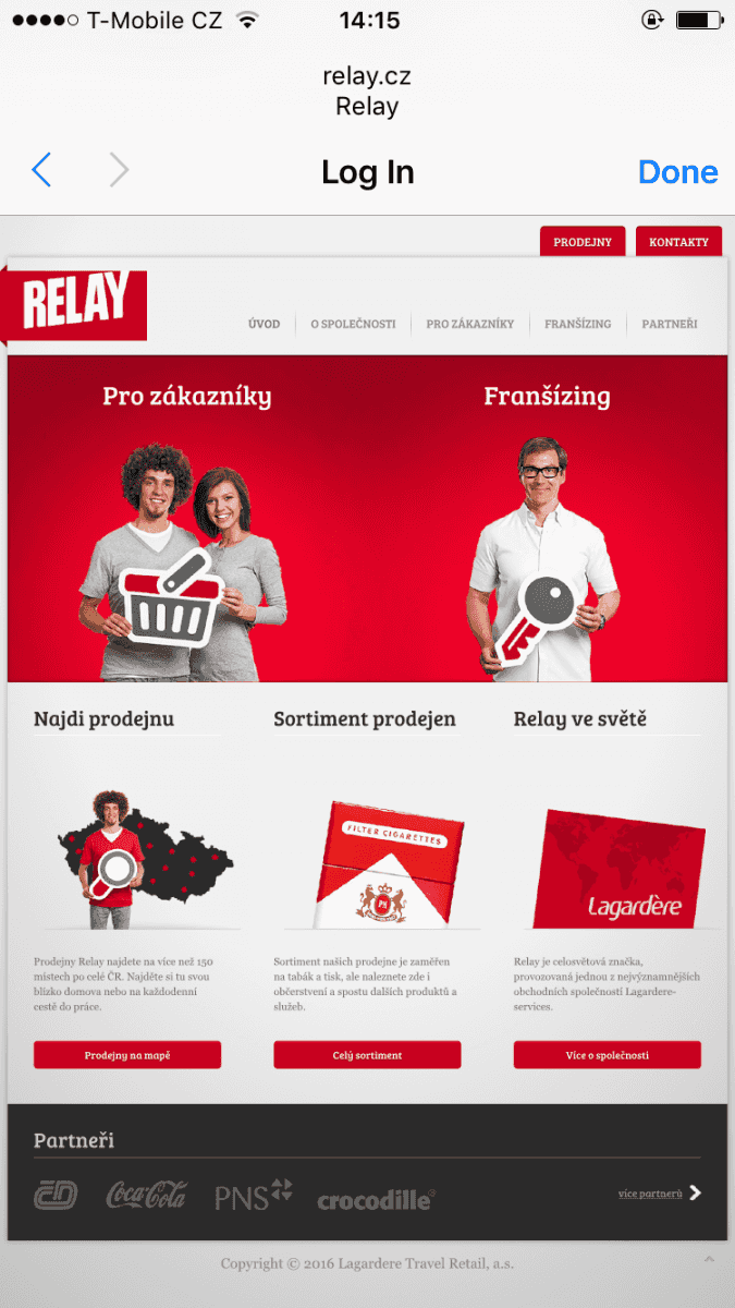 Wi-Fi zdarma v trafikách Relay