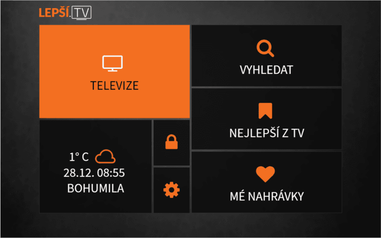 Galerie screenů ze služby Lepší.TV