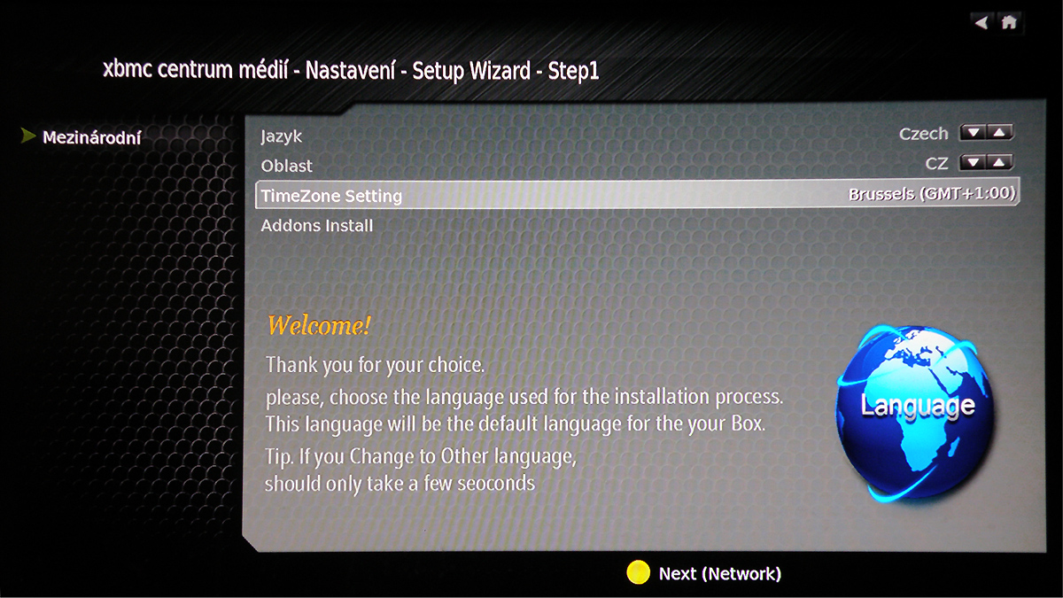 HD-BOX AND-II XBMC: satelitní přijímač s OS Android