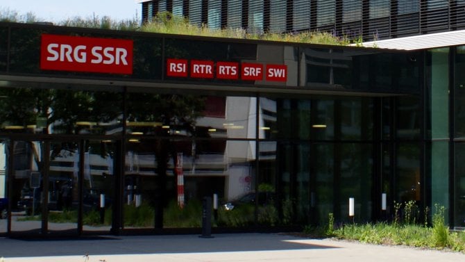 Hlavní budova SRG SSR ve švýcarském Bernu
