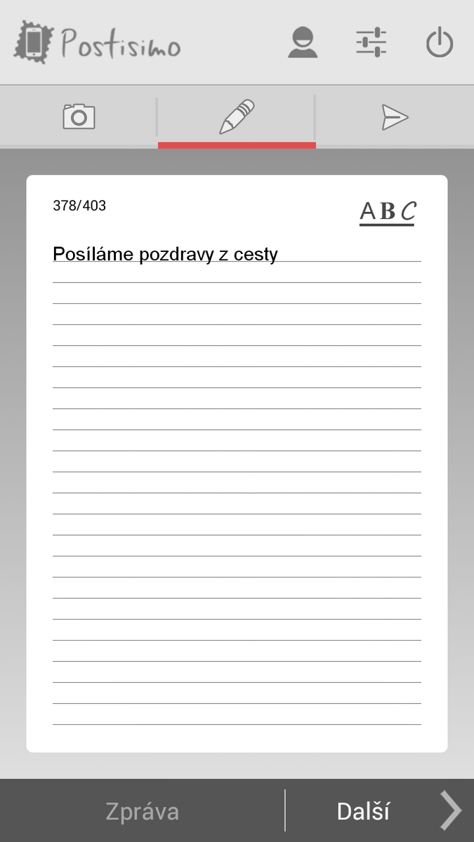 Na výběr je z celé řady fontů.