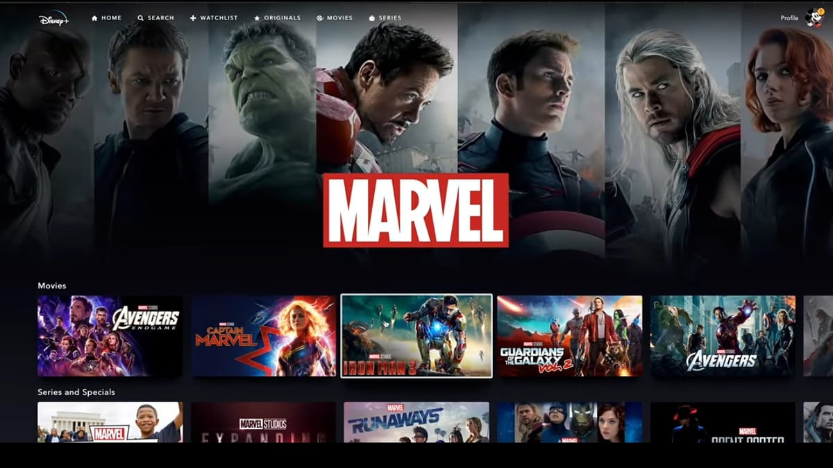 Produkce Marvel v Disney+