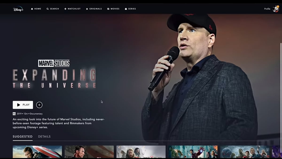 Produkce Marvel v Disney+