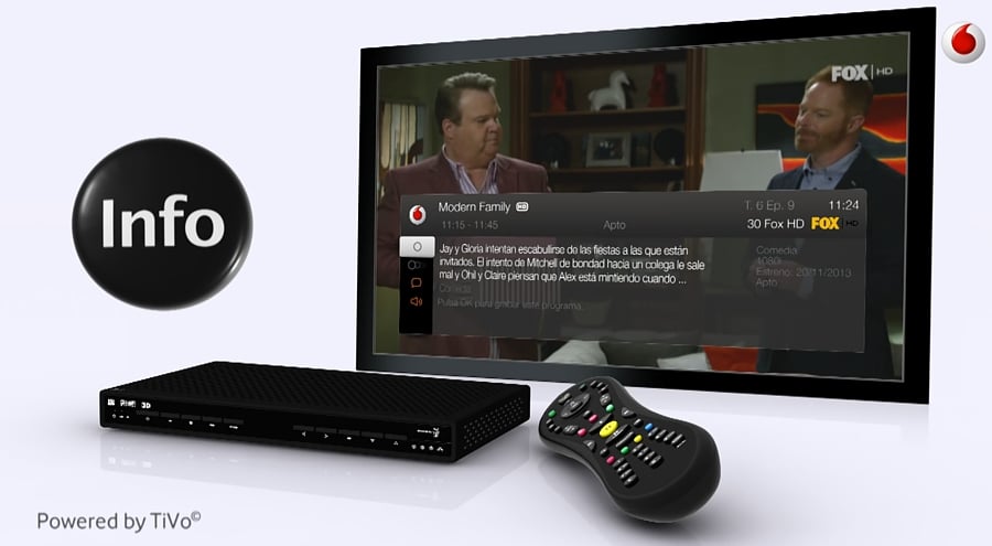 Vodafone Španělsko - EPG a Info