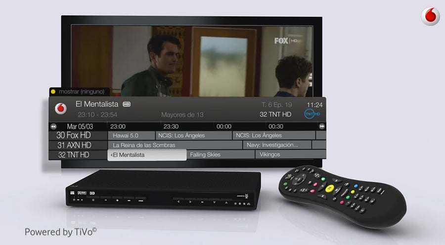 Vodafone Španělsko - EPG a Info