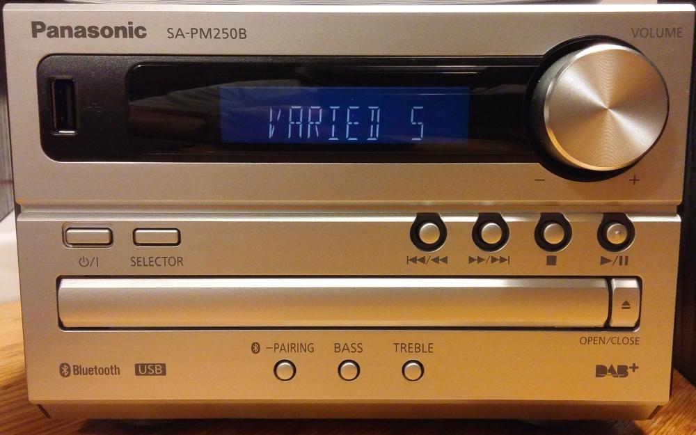 Panasonic SC-PM250BEGS - ovládání