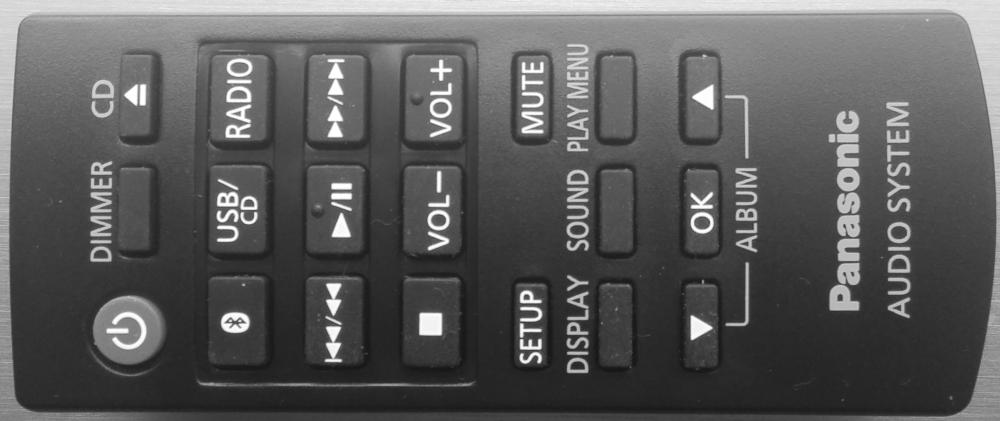 Panasonic SC-PM250BEGS - ovládání