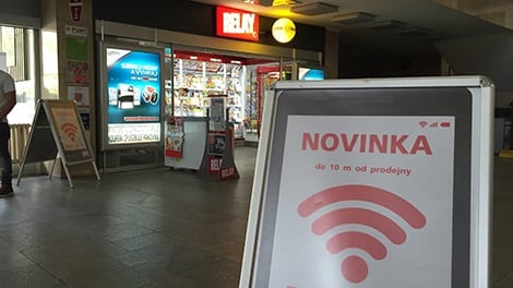 Wi-Fi zdarma v trafikách Relay.