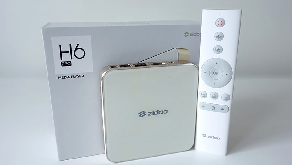 Zidoo H6 Pro  - foto dodávaného přístroje