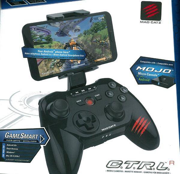 Jak už jsem se zmiňoval v aktualizaci recenze televizoru Philips 55PUH6400, pro hry je i s touto TV vyzkoušen ovladač Mad Catz C.T.R.L.R Mobile Gamepad (1.500 Kč) s oddělitelnou horní částí. Na oficiálních stránkách výrobce existuje i pěkně dlouhý seznam kompatibilního softwaru.
