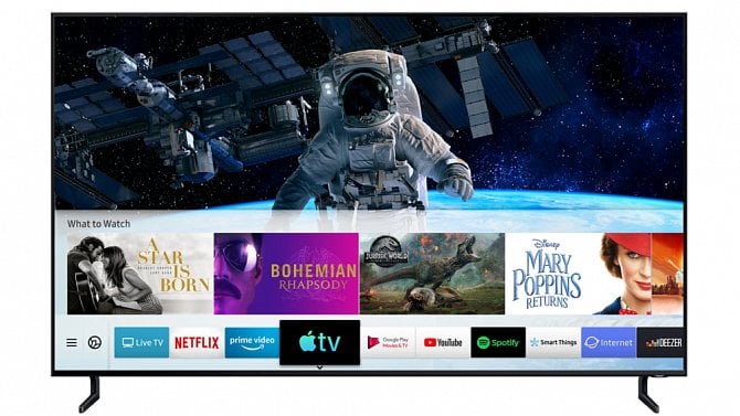 Apple TV na televizoru Samsung