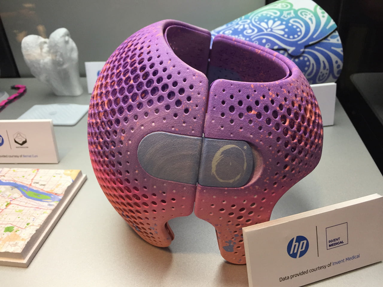 Výrobky vytištěné na 3D tiskárnách od HP Inc.