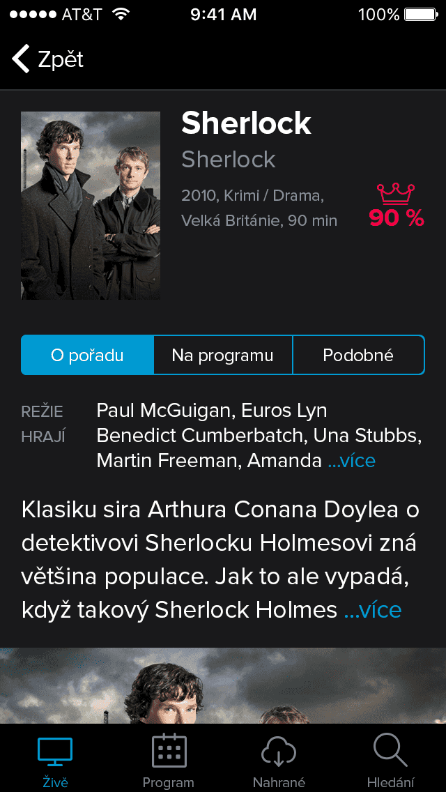 Aplikace 4NET.TV pro mobily