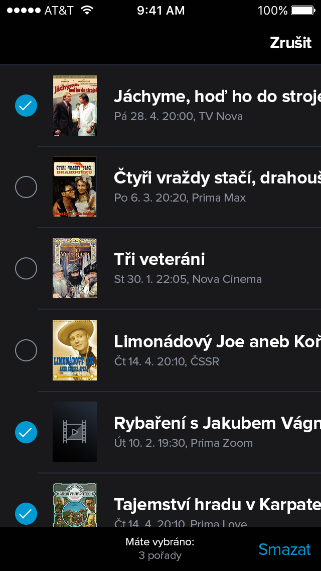 Aplikace 4NET.TV pro mobily