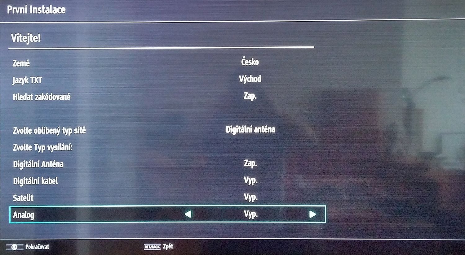 JVC LT-48V953 - instalace